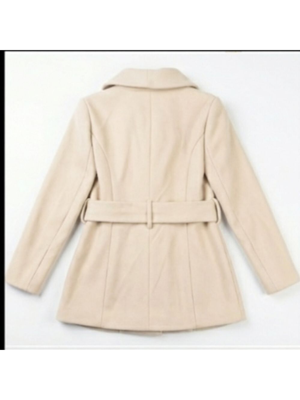 41 Hawthorn Cream Trench Coat Belted - Picture 4 of 4